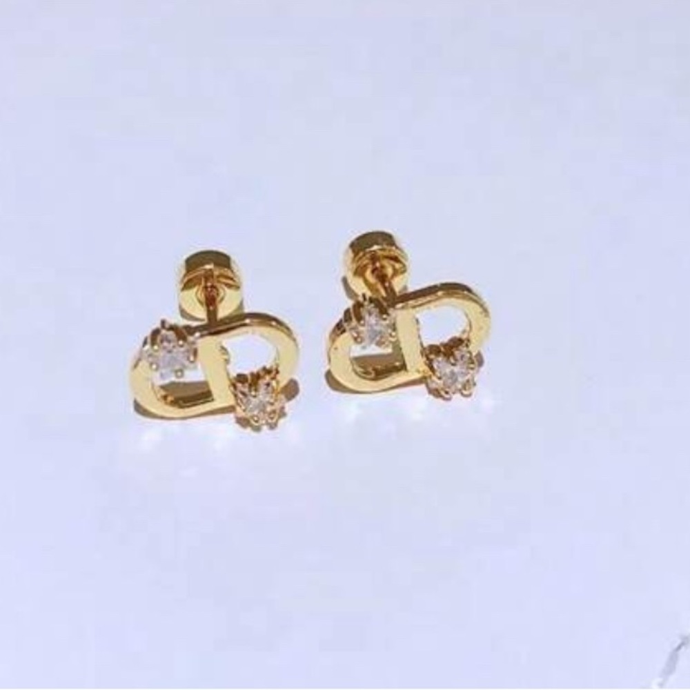 CD earrings